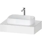 Duravit Collection One Konsole, 800x550x170mm, mit Ausschnitt mittig, QA4800018180000, Farbe: Weiß Matt