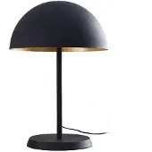 LINDBY Tischleuchte Idalene, Höhe 51 cm, schwarz, Metall