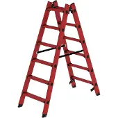 MUNK Günzburger Steigtechnik MUNK GFK- Stufenstehleiter 2x6 Stufen
