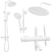 REA Thermostat Duschset Lungo White