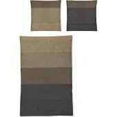 Irisette Fein-Biber Bettwäsche-Garnitur Enzo-8430 Größe 200x200+2x80x80 cm Farbe honig-40