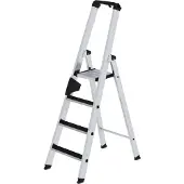 Proregal Stufen-Stehleiter einseitig begehbar mit clip-step 4 Stufen