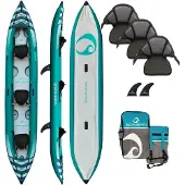 Spinera Hybris 475 Kajak aufblasbar 3 Personen | Drop-Stitch Boden | Touring Freizeit Schlauchkajak 2025