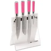 F. Dick Messerblock 4Knives "Pink Spirit" weiß