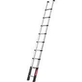Iller-Leiter Iller Teleskopleiter Telesteps PRIME LINE eloxiert mit Dreikant Holmprofil 13 Stufen