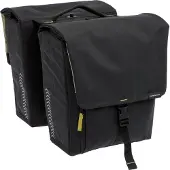 New Looxs Doppelte Fahrradtasche Tulum 32 Liter 35 x 17 x 37 cm (2x) - schwarz abnehmbar