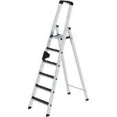 Proregal Stufen-Stehleiter einseitig begehbar mit clip-step R13 6 Stufen