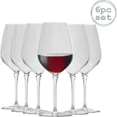 Bormioli Rocco Rocco Inalto Tre Sensi Große Weingläser Set - 550ml - Packung mit 6