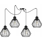 Light11 HOME Moderne Draht Pendelleuchte LED – Hängelampe mit Draht Lampenschirm