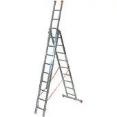 Facal Mehrzweckleiter 3-teilig GENIA S300 3x9 Sprossen