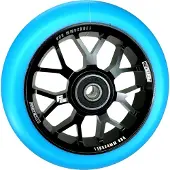 Fantic26 Spy7 Stunt-Scooter Rolle 110mm Abec11 Schwarz/PuTürkis