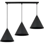 Light11 HOME Soho Hängelampe Schwarz 3-Platte 25Cm E27
