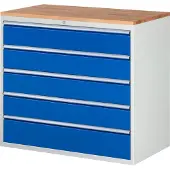 RAU Schubladenschrank Buche-Top und 5 x Schubl.-XXL 4x180 1x210mm