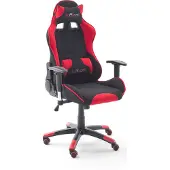 MCA Chefsessel höhenverstellbar McRacing 1 mit Wippfunktion Schwarz / Rot | 1