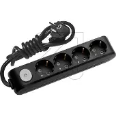 Panasonic 4-fa.Steckdosenleiste 1,5m schw.m.Schalt WLTA04412BL-EU1
