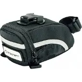 Procraft Satteltasche Mini II 0,5 l Schwarz - kompakt & wasserabweisend mit R....