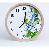 Tulup Holzuhr 20fi cm wanduhr - Minze Relish