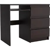 Masseno Schreibtisch VALERIO 90x50x76 cm Bürotisch Computertisch, Wengefarben