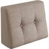 Sunnypillow Palettenkissen Verona Seitenkissen 60x40x20/10cm Sand