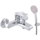 RAV COLORADO Wand-Wannenmischer in Chrom SLEZAK Ihre Wahl: Mit Handbrause mit festem Halter,