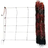 Kerbl TitanLight Schafnetz Doppelspitze – 50 m x 90 cm (Orange/Schwarz)