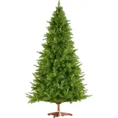 TecTake Weihnachtsbaum Cupid verschiedene Größen, künstlich in Grün, PVC- und Spritzgussnadeln klappbarer Baumständer aus Holz