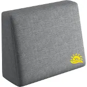 Sunnypillow Palettenkissen mit abnehmbarem Bezug UV - beständig Seitenkissen 60x40x20/10cm Grau