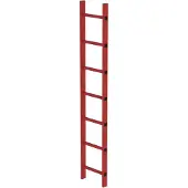 MUNK Günzburger Steigtechnik MUNK Schachtleiter aus GFK 300mm breit 7 Sprossen 1,96m lang