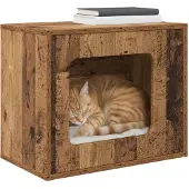 vidaXL Katzenhaus Altholz 51 x 30 x 42,5 cm Holzwerkstoff