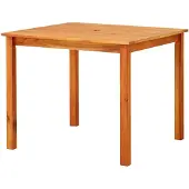 Markenlos Gartentisch 88x88x74 cm aus massivem Akazienholz