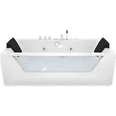 AcquaVapore Whirlpool mit Reinigungsfunktion Pool Badewanne Wanne W83R-TH-B-SC