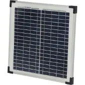 Kerbl Solarmodul 15W inkl. Halterung, mit Croco-Anschluss