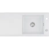 SYSTEMCERAM KeraDomo Spüle SIRO 100 SATIN mit Excenterbedienung