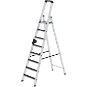 Proregal Stufen-Stehleiter einseitig begehbar mit clip-step R13 8 Stufen