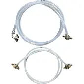 BieTal Zapfanlage Schlauchpaket CO2 & Bier 7mm Bierleitung Biertüllen Edelstahl