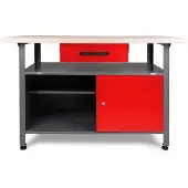 Ondis24 Werkbank "Klaus" Set, höhenverstellbar, ca. 120 x 60 x 85 cm
