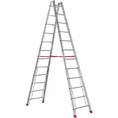Euroline Premium 305 Sprossenstehleiter 2x12 Sprossen
