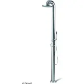 Jee-O fatline 02 Gartendusche poliert mit Handbrause