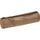 Clairefontaine 4x KLEO-PATHRA Schlampermäppchen Leder rund gold 410034C