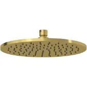 Kludi A-QA Tellerkopfbrause, Metall-Kopfbrause, Ø 250mm, 64325N0-00, Farbe: Brushed Gold