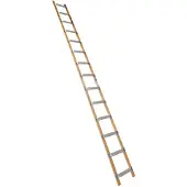 Euroline Holz/Alu Dachdeckerleiter 14 Sprossen