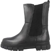 Tamaris Damen Echtleder Chelsea Boot black nappa, Damen:40 EU