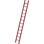 Proregal Sprossen-Anlegeleiter GFK ohne Traverse 12 Sprossen