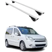 Omtec Dachträger Gepäckträger für Citroen Berlingo 2008-2018 Grundträger Metall Grau
