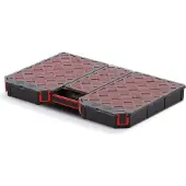 Kistenberg Sortimentsbox TAGER CARBO ORGANIZER KTGC60406B mit Bechern