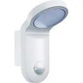 ESYLUX AOL 100 LED 5K, Wandbeleuchtung für den Außenbereich, Weiß, Aluminium, Kunststoff, IP55, Fassade, II