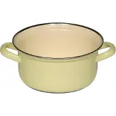 Riess Kasserolle mit Chromrand 16 cm 1,00 l 0278-006 gelb