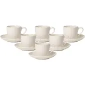 Villeroy & Boch For Me Espressotasse mit Untertasse 70 ml 6er Set