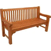 Degamo Gartenbank Parkbank COVENTRY 3-sitzer, Eukalyptus Holz, extra stabil