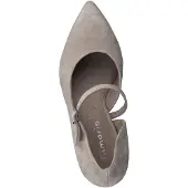 Tamaris Damen Pumps Riemchen Schließe High Heel Leder 1-22417-29, Größe:37 EU, Farbe:Beige